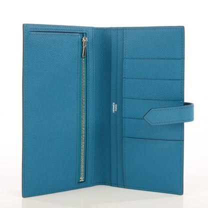 Hermes Epsom Bi Color Bearn Wallet Bleu Sapphire Izmir 6 of 10