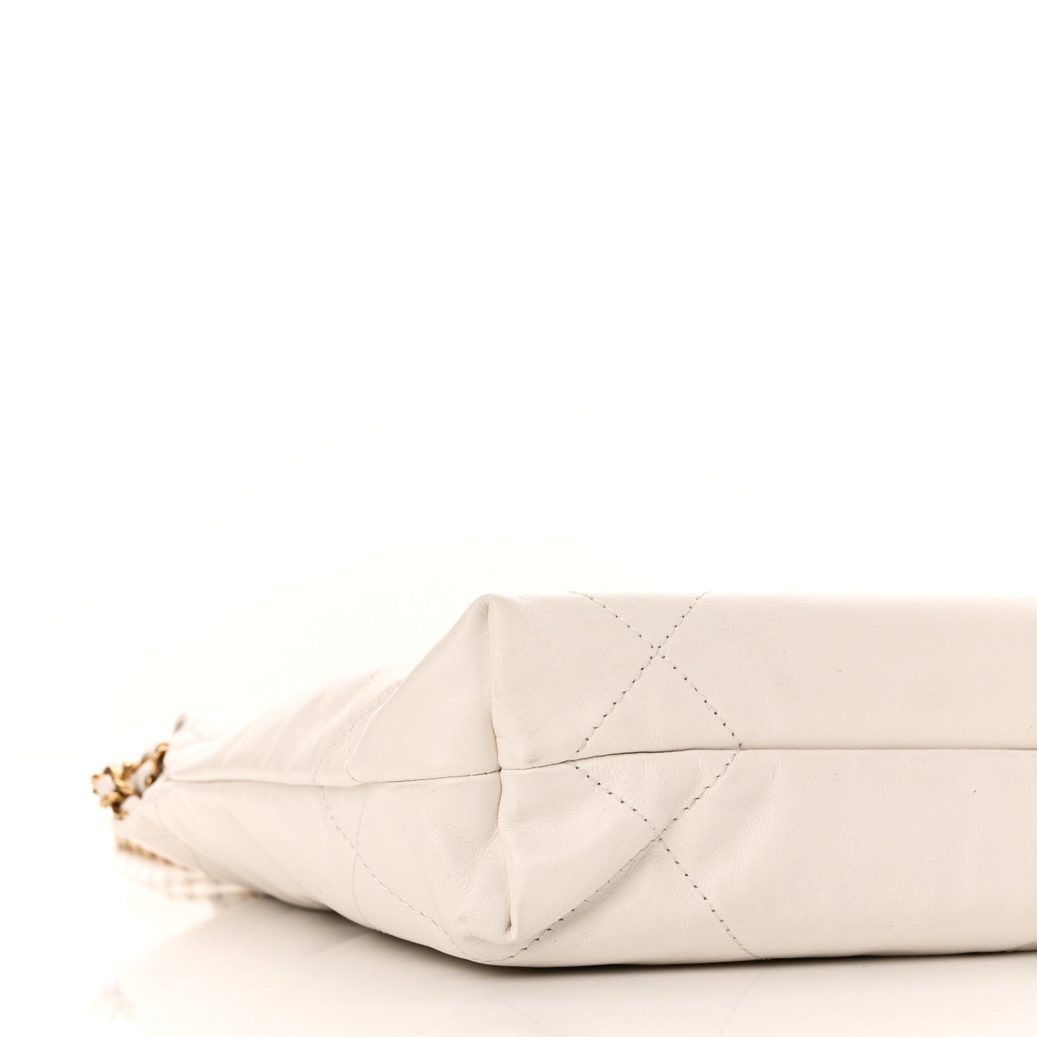 Chanel Shiny Calfskin Quilted Mini Chanel 22 White 9 of 10