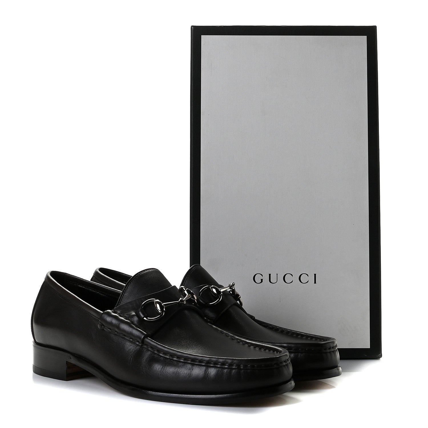 Gucci Laredo Calfskin Mens Horsebit Loafers 10.5 Dark Brown 14 of 14