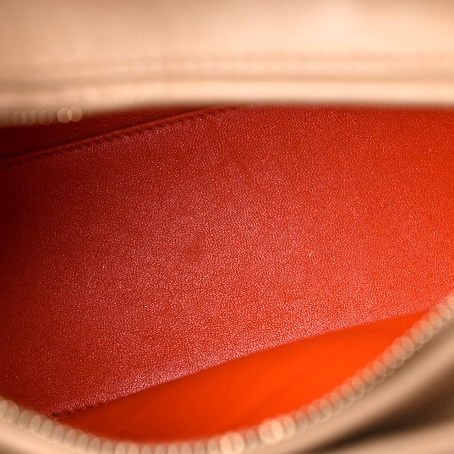 Calfskin Suede Cutout Stars Medium Lady Dior Beige Orange