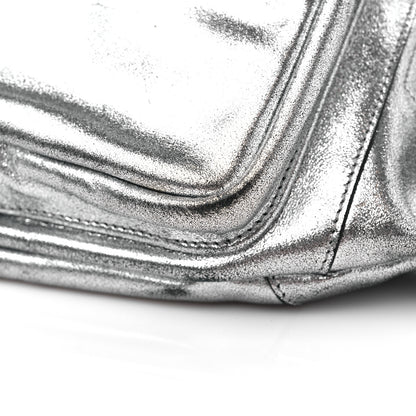 Saint Laurent Metallic Calfskin Ripstop Body Belt Bag Silver 8 of 13