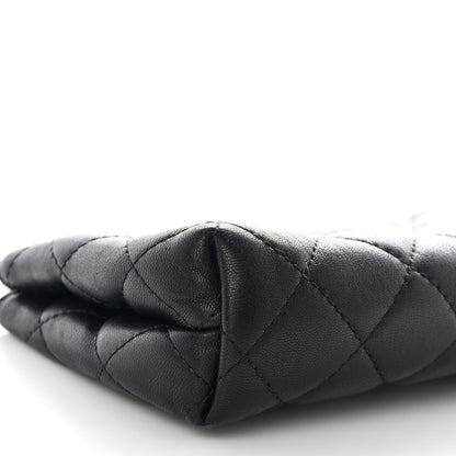 Chanel Lambskin Quilted Small Pouch Black 8 of 10