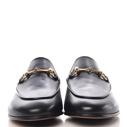 Gucci Calfskin Womens Jordaan Loafers 38.5 Black 2 of 10