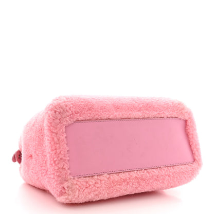 Fendi Shearling Nappa Mini Peekaboo Iconic Satchel Lollypop 4 of 14