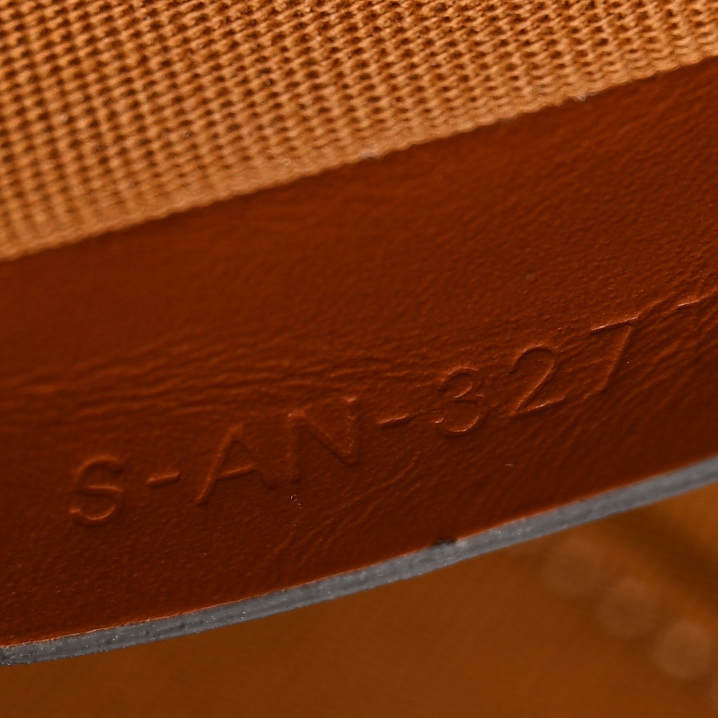 Triomphe Canvas Calfskin Ava Shoulder Bag Tan