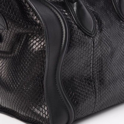 Celine Python Mini Luggage Black 11 of 11