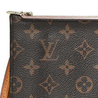 Louis Vuitton Monogram Neverfull MM GM Pochette Rose Ballerine 8 of 11