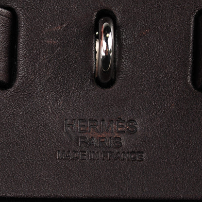 Hermes Toile Vache Hunter Herbag Zip 39 Black 16 of 17