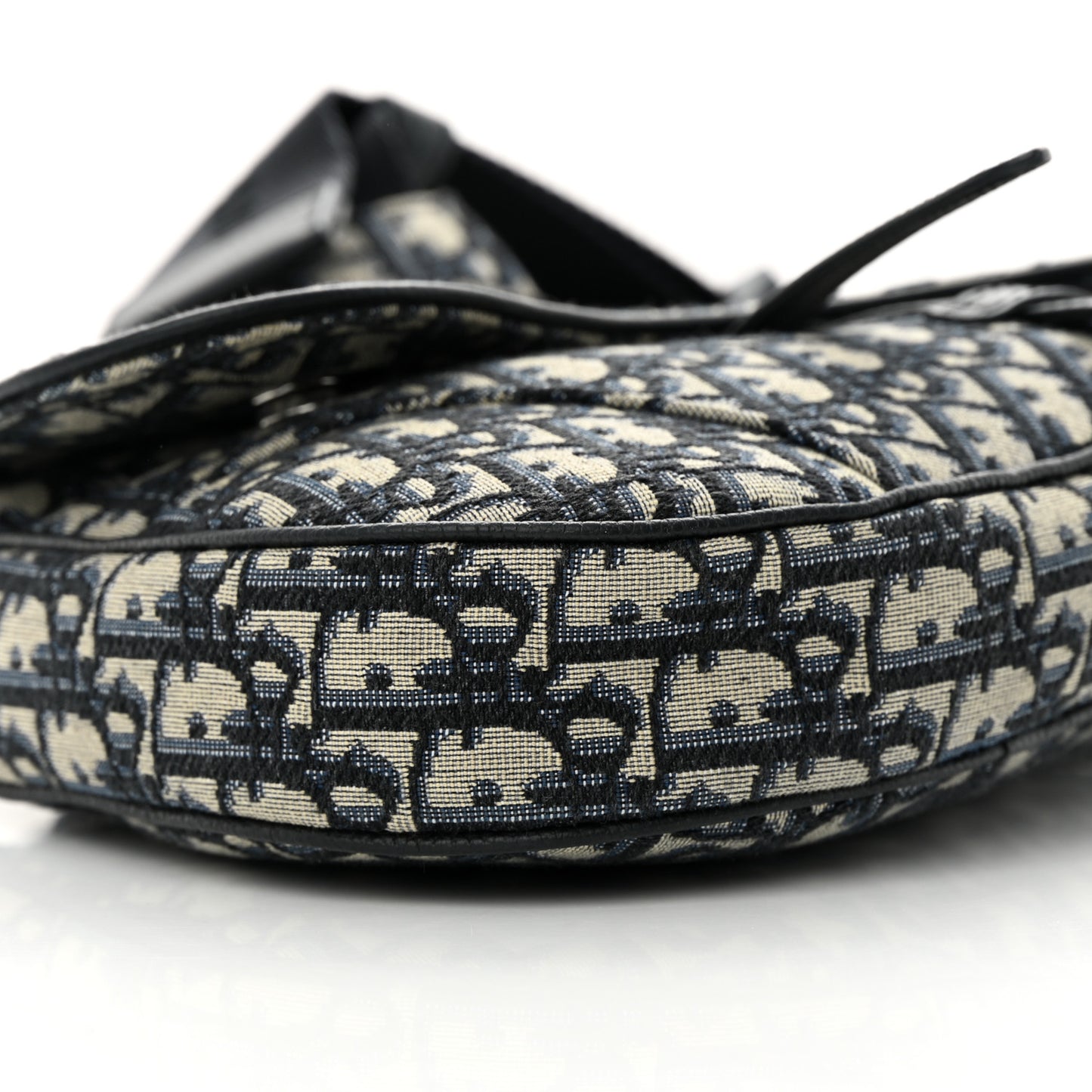 Oblique Mens Saddle Bag Blue