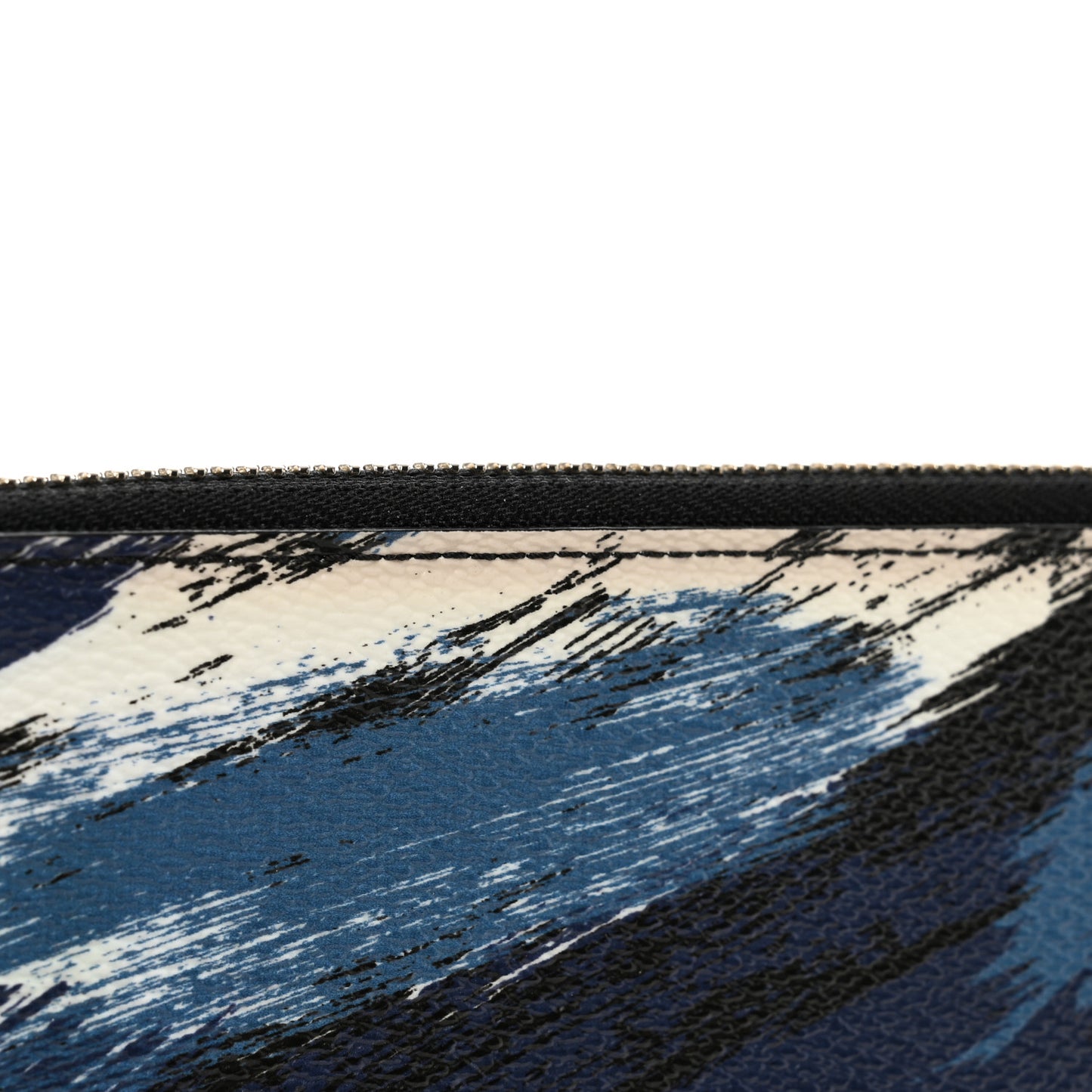 Canvas Printed Brushstroke Camouflage Pochette Jour PM Blue