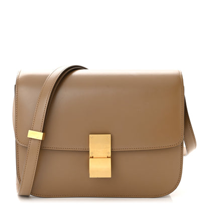 Celine Box Calfskin Medium Classic Box Flap Bag Light Camel 1 of 12