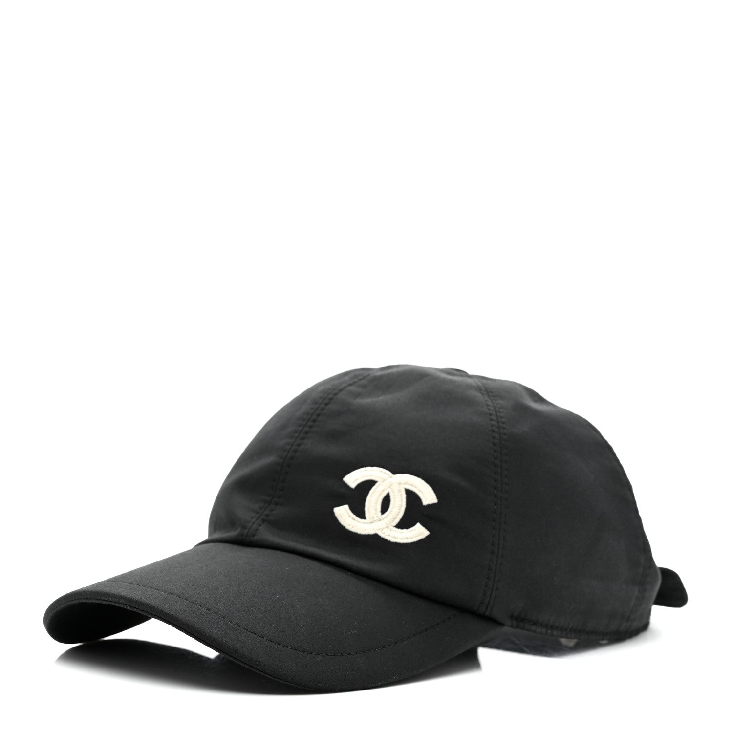 Chanel Cotton CC Cap Hat Black 1 of 8