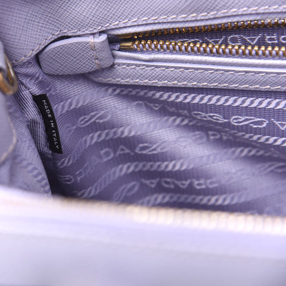 Prada Saffiano Small Galleria Double Zip Tote Glicine 10 of 18