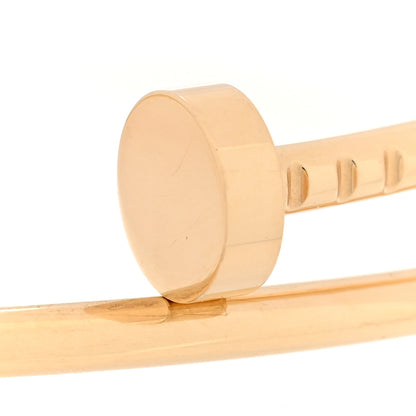 Cartier 18K Yellow Gold Small Juste Un Clou Bracelet 17 4 of 5