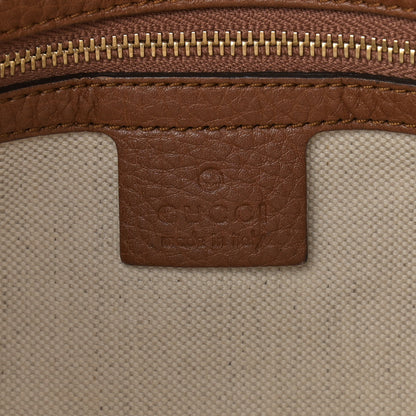 Gucci Monogram Cellarius Calfskin Small Bella Top Handle Bag Beige Ebony Cuir 5 of 11