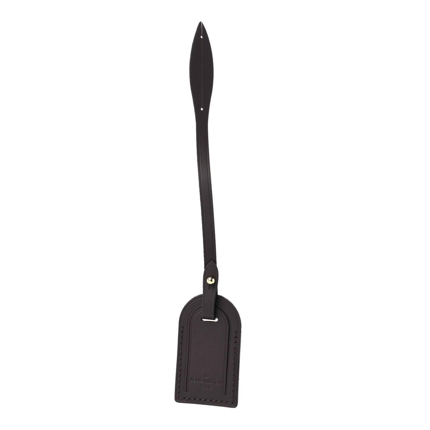 Calfskin Luggage Tag Ebene
