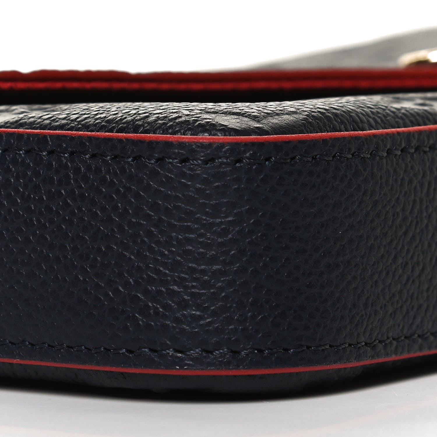 Louis Vuitton Empreinte Pochette Felicie Chain Wallet Marine Rouge 8 of 12