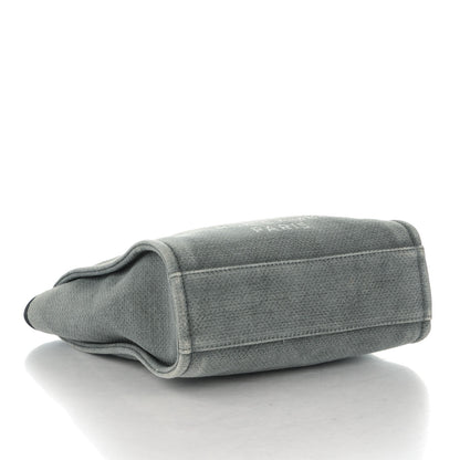 Chanel Canvas Mini Deauville Tote Dark Grey 4 of 7