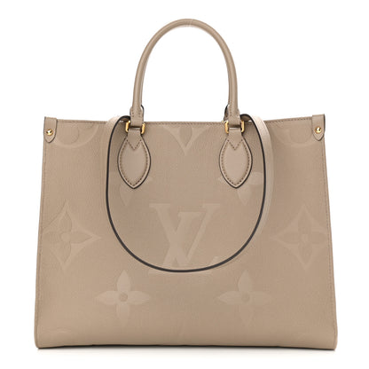 Louis Vuitton Empreinte Monogram Giant Onthego MM Tourterelle 1 of 11