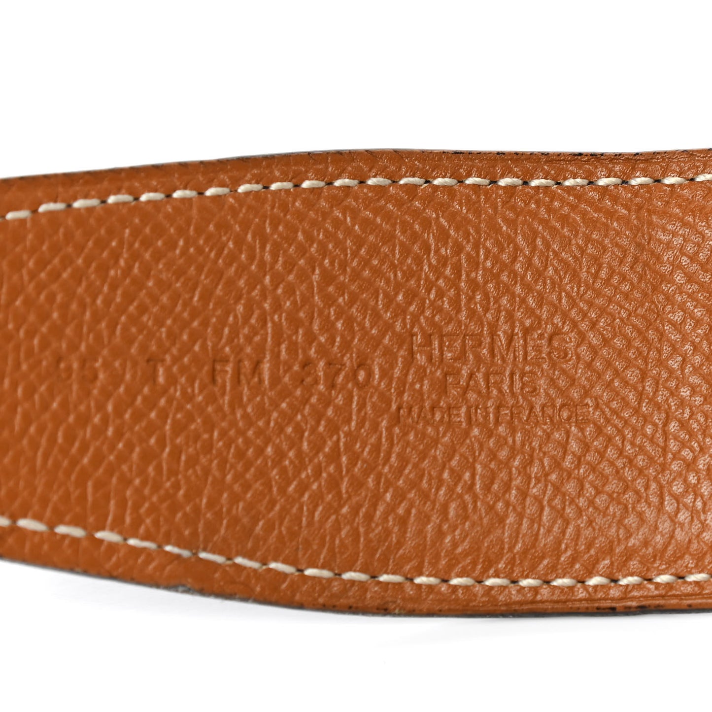 Epsom 38mm Constance H Belt 95 Bleu Saphir Gold