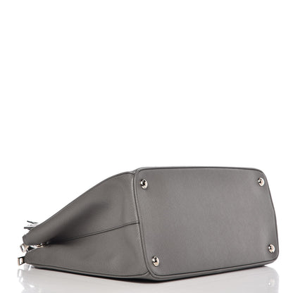 Prada Saffiano Medium Galleria Double Zip Tote Marmo 4 of 8