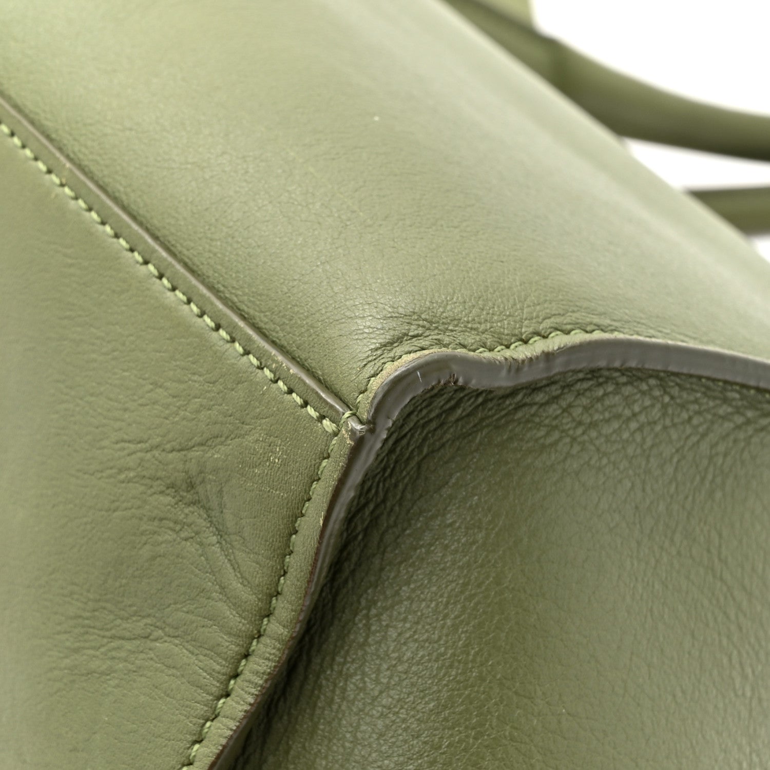 Celine Smooth Calfskin Medium Big Bag Green 13 of 17