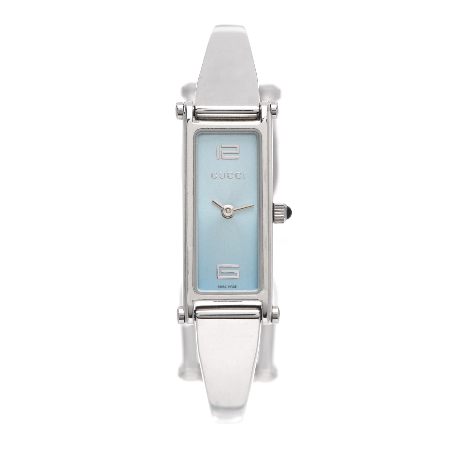 Gucci Stainless Steel 12mm 1500L Quartz Watch Blue 1 of 10
