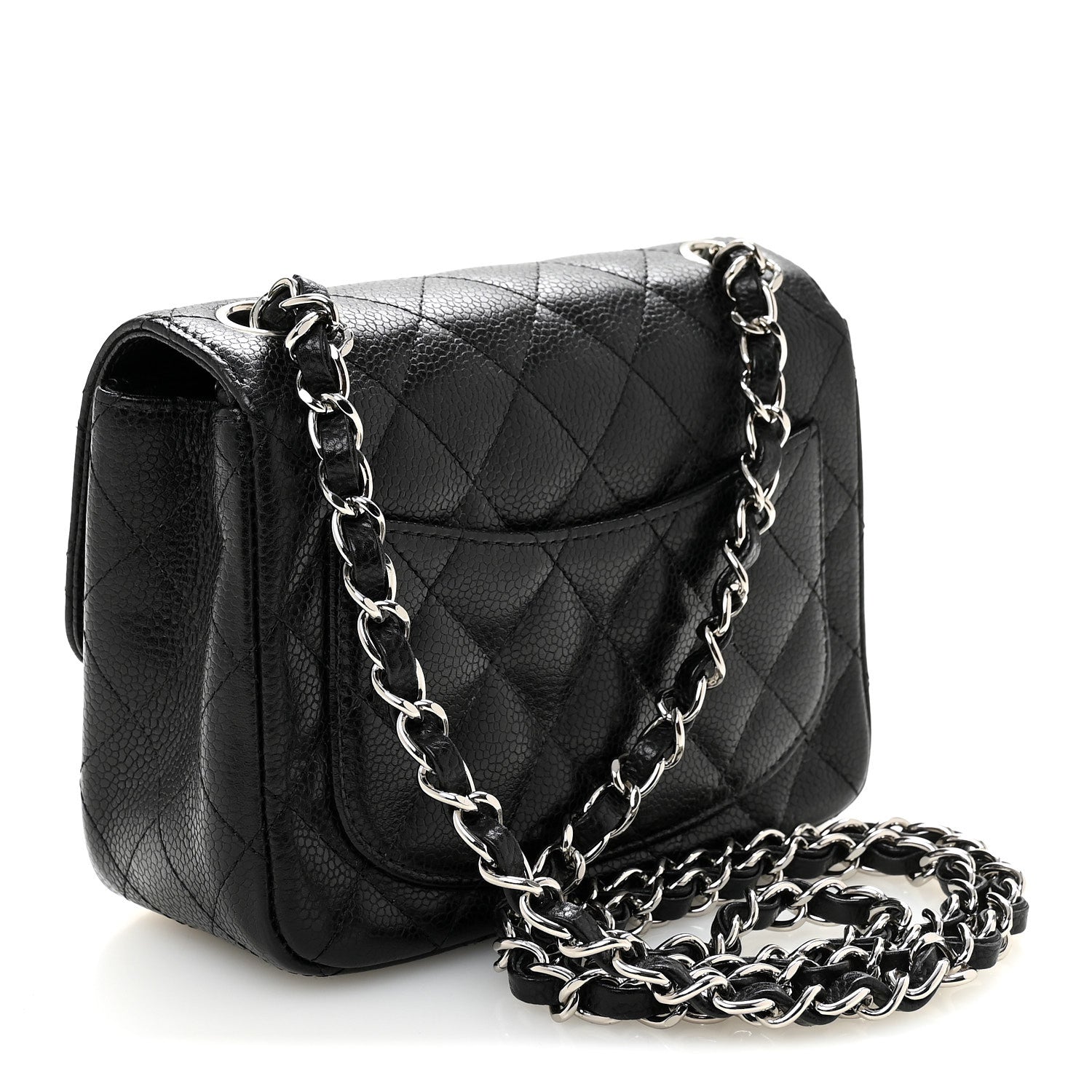 Chanel Caviar Quilted Mini Square Flap Black 3 of 11