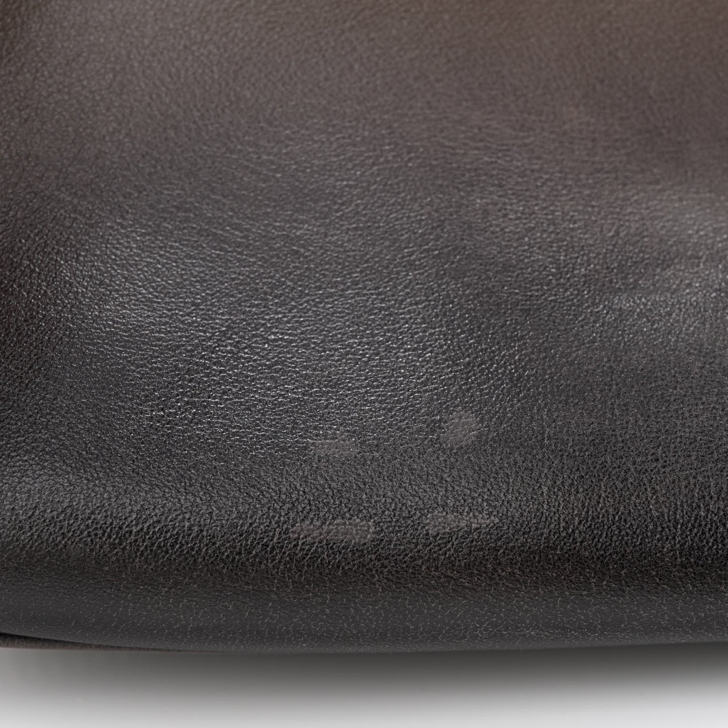 Grained Calfskin Medium Shaded Jennifer Crossbody Bag Brown