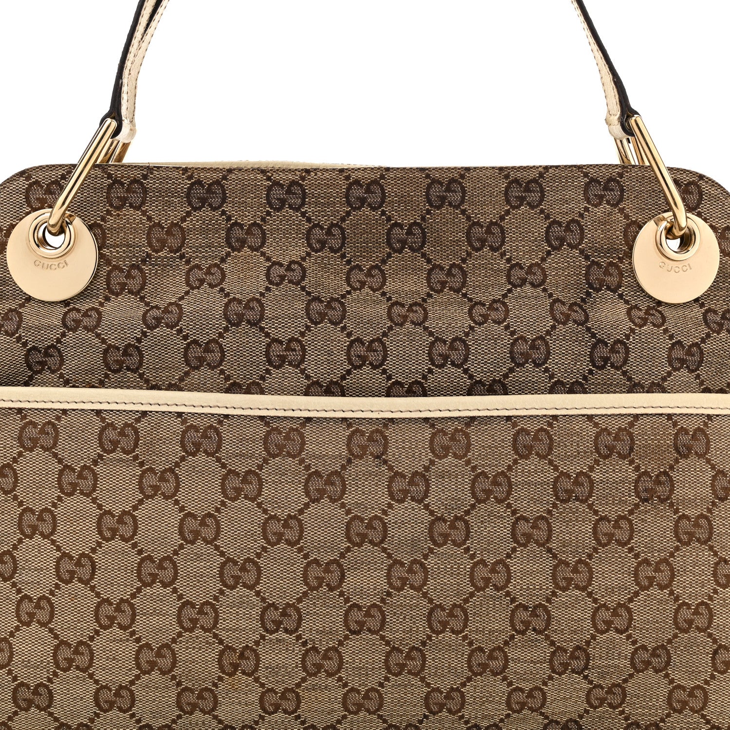 Gucci Monogram Medium Eclipse Shoulder Bag Off White 8 of 10