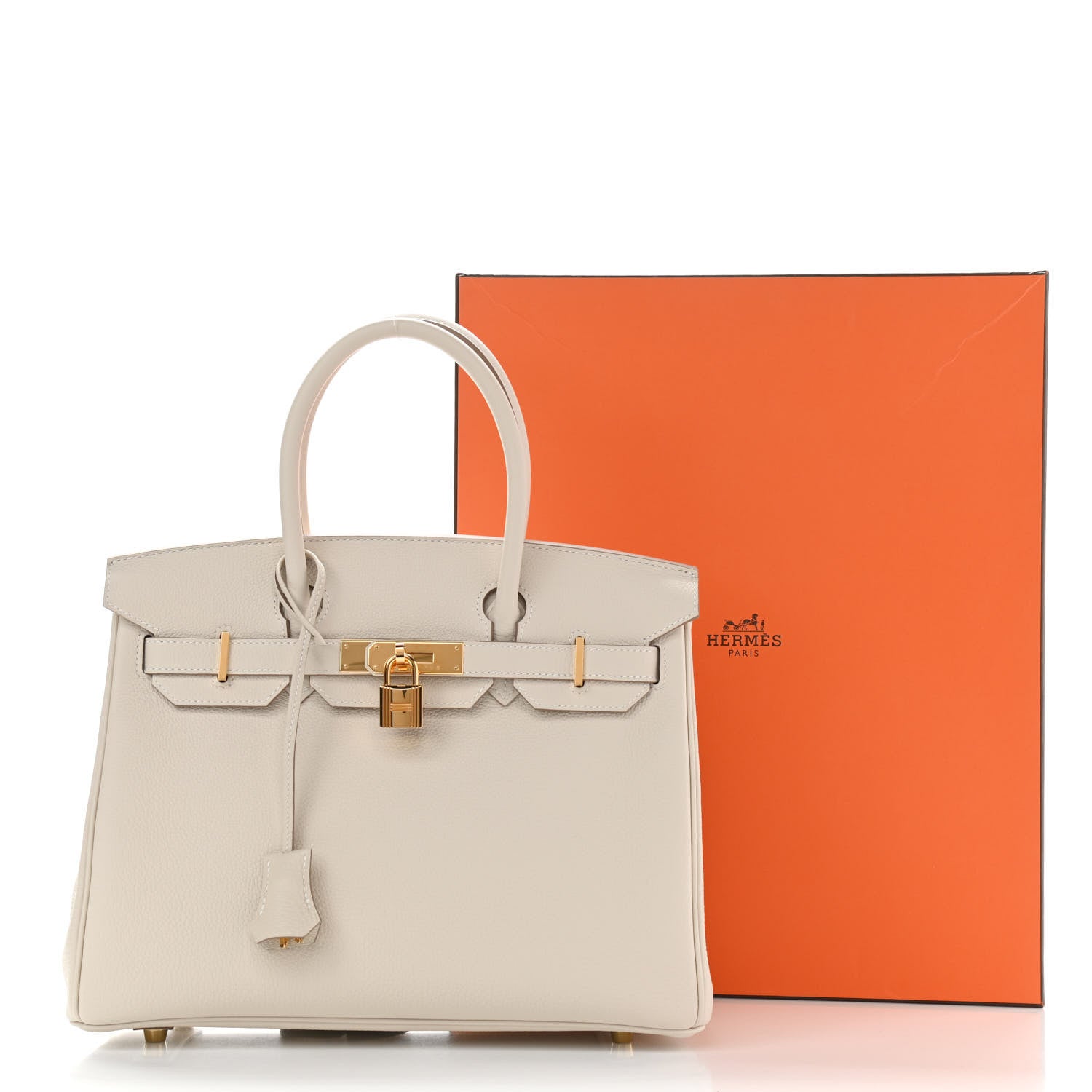 Hermes Togo Birkin 30 Craie 11 of 11