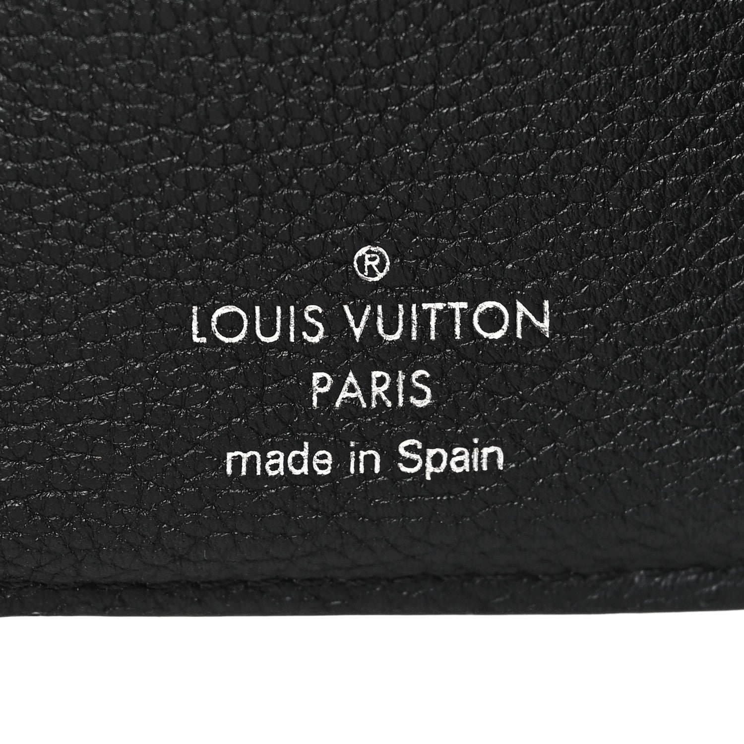 Louis Vuitton Calfskin Lockmini Wallet Black 7 of 7