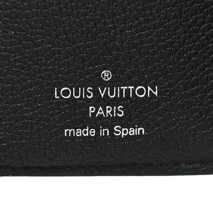 Louis Vuitton Calfskin Lockmini Wallet Black 7 of 7