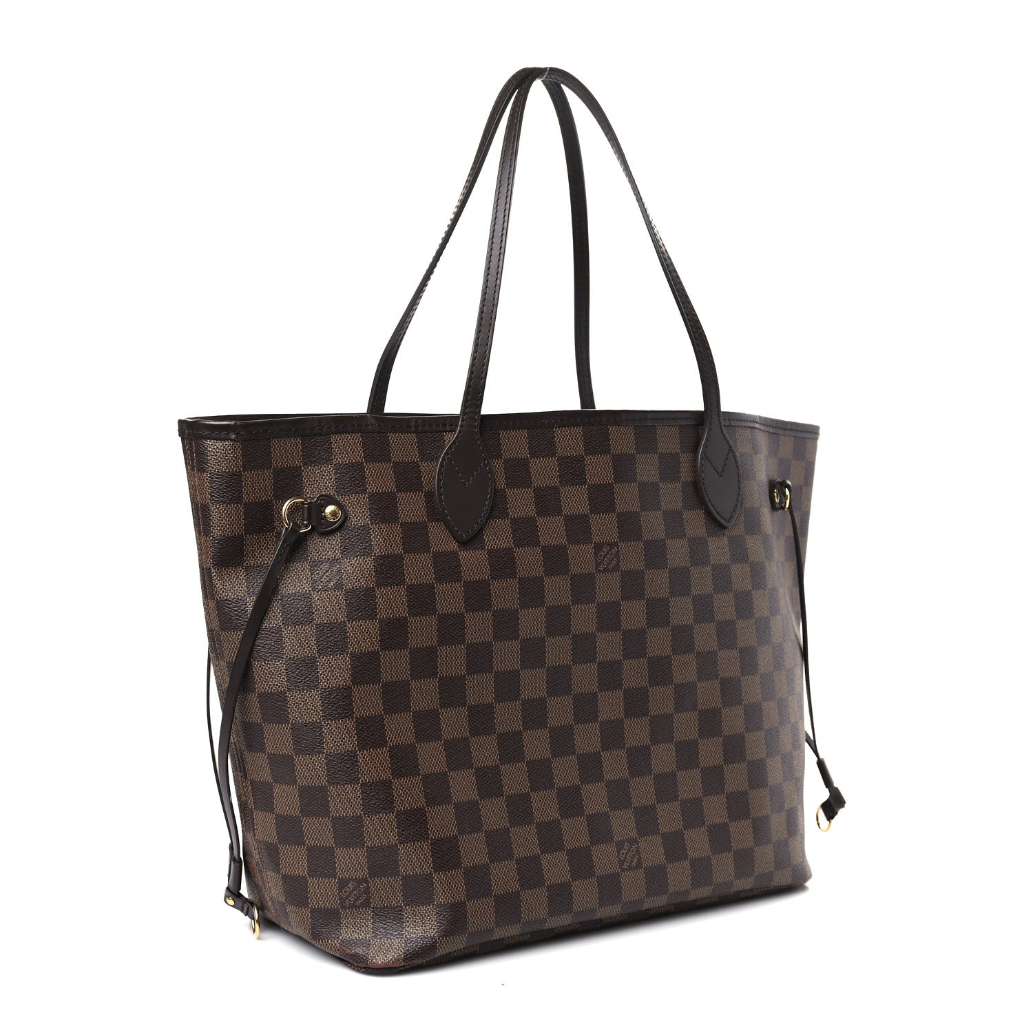 Louis Vuitton Damier Ebene Neo Neverfull MM Rose Ballerine 4 of 9
