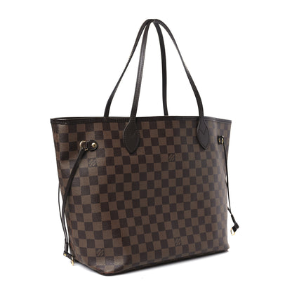 Louis Vuitton Damier Ebene Neo Neverfull MM Rose Ballerine 4 of 9