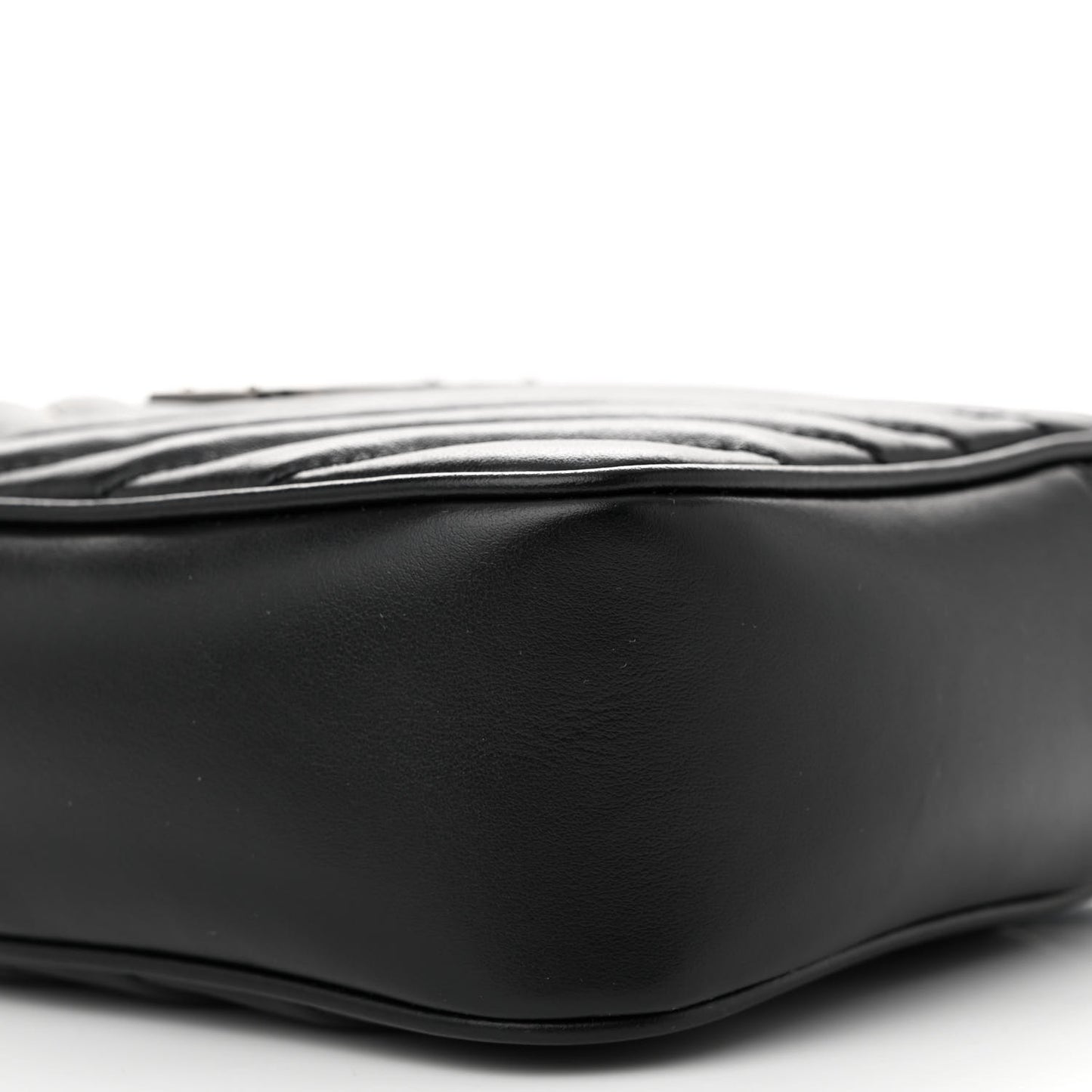 Calfskin Matelasse Monogram Lou Camera Bag Black