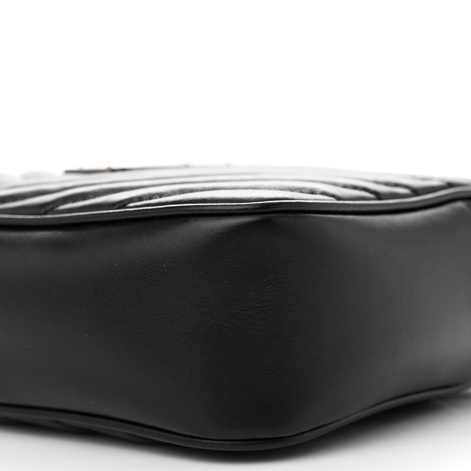 Saint Laurent Calfskin Matelasse Monogram Lou Camera Bag Black 10 of 10