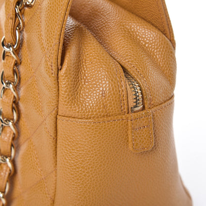 Chanel Caviar Quilted Petit Timeless Shopping Tote PTT Ochre 11 of 12
