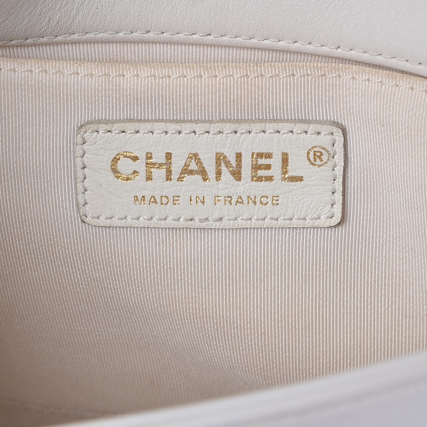Chanel Sheepskin Braided Medium Boy Reverso Flap White 6 of 9