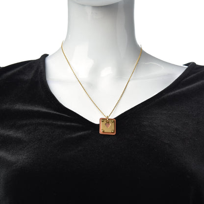 Hermes Swift As De Coeur Necklace Gold 2 of 7