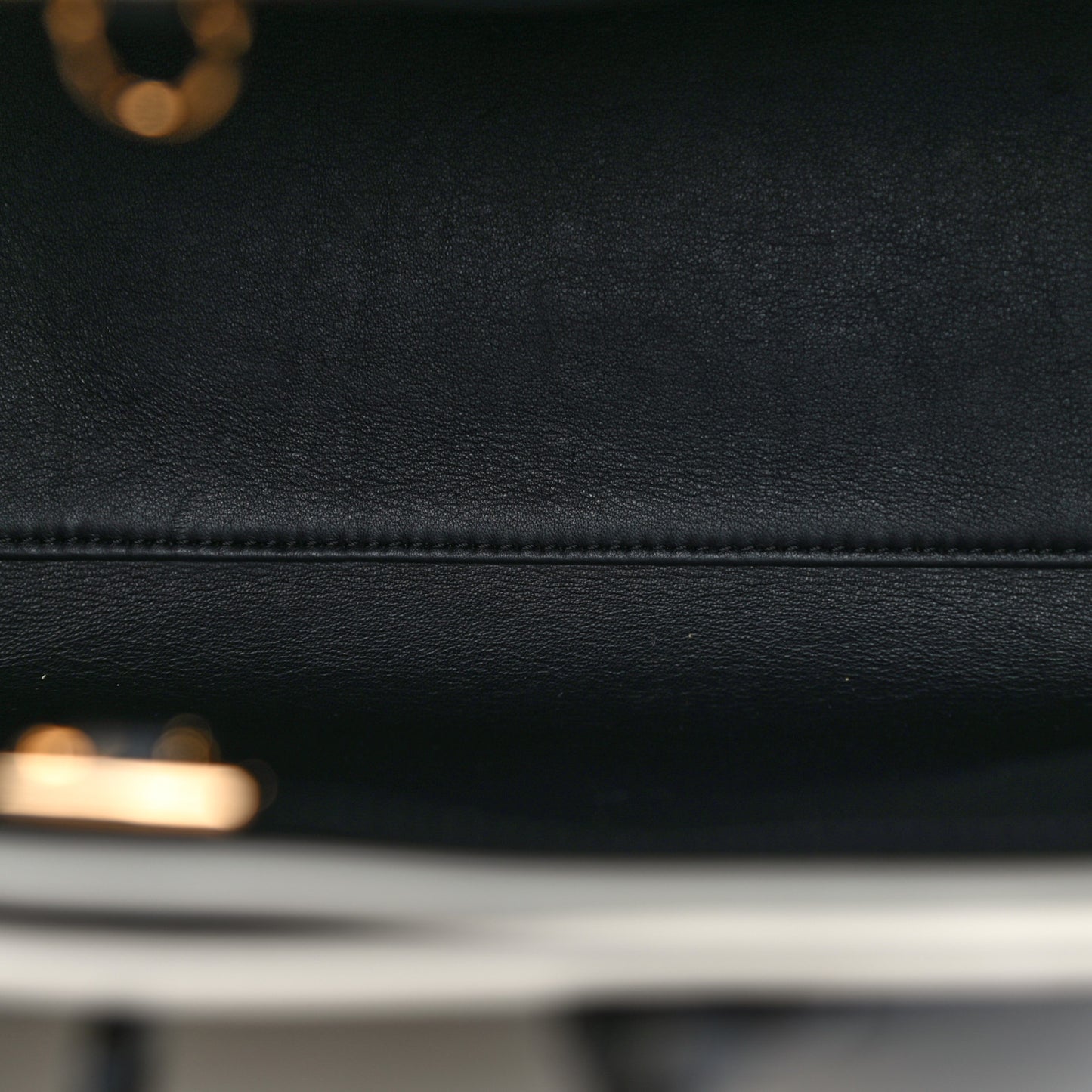 Calfskin Golden Light City Steamer MM Black