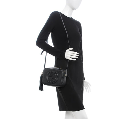 Gucci Pebbled Calfskin Small Soho Disco Bag Black 2 of 7