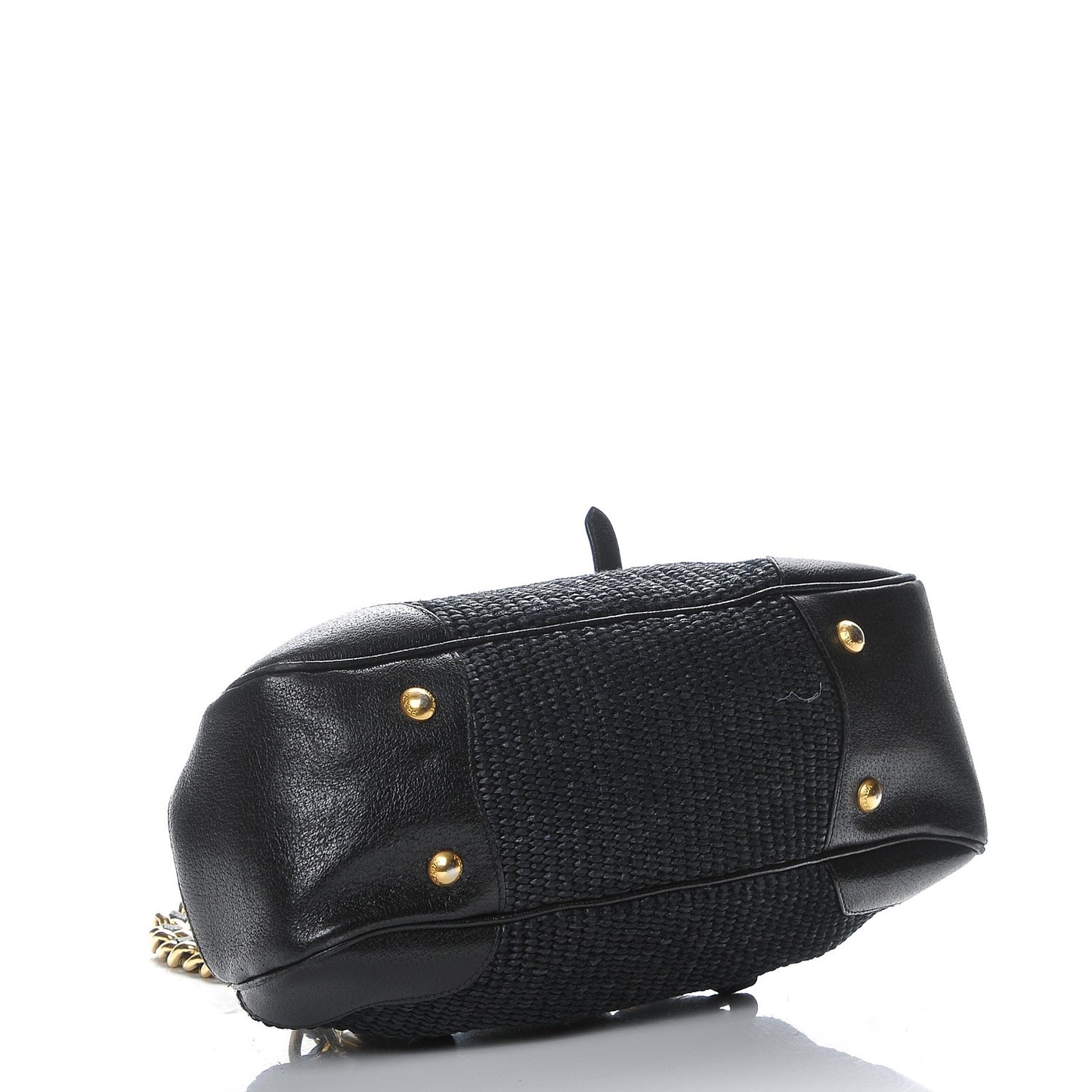 Paglia Cinghiale Frame Tote Black