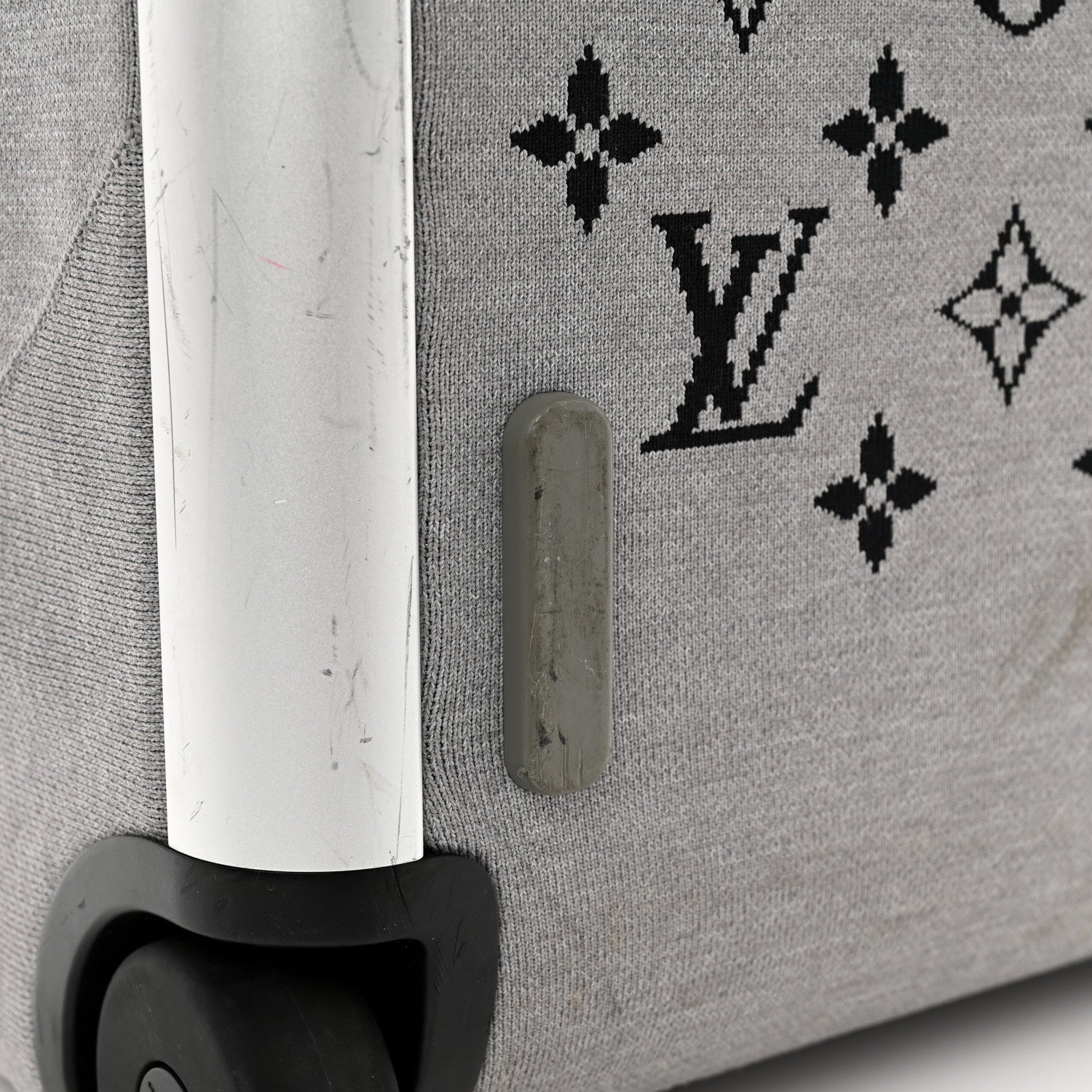 Louis Vuitton Knit Monogram Horizon Soft Duffle 55 Grey 10 of 12