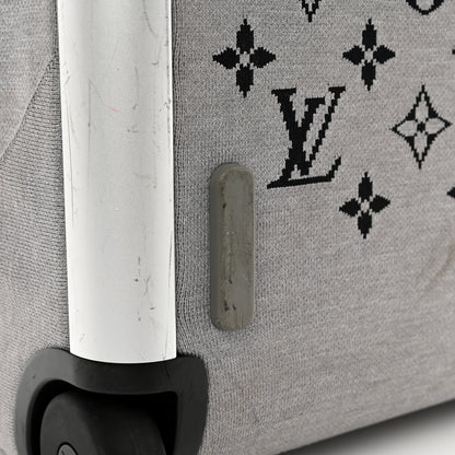 Louis Vuitton Knit Monogram Horizon Soft Duffle 55 Grey 10 of 12