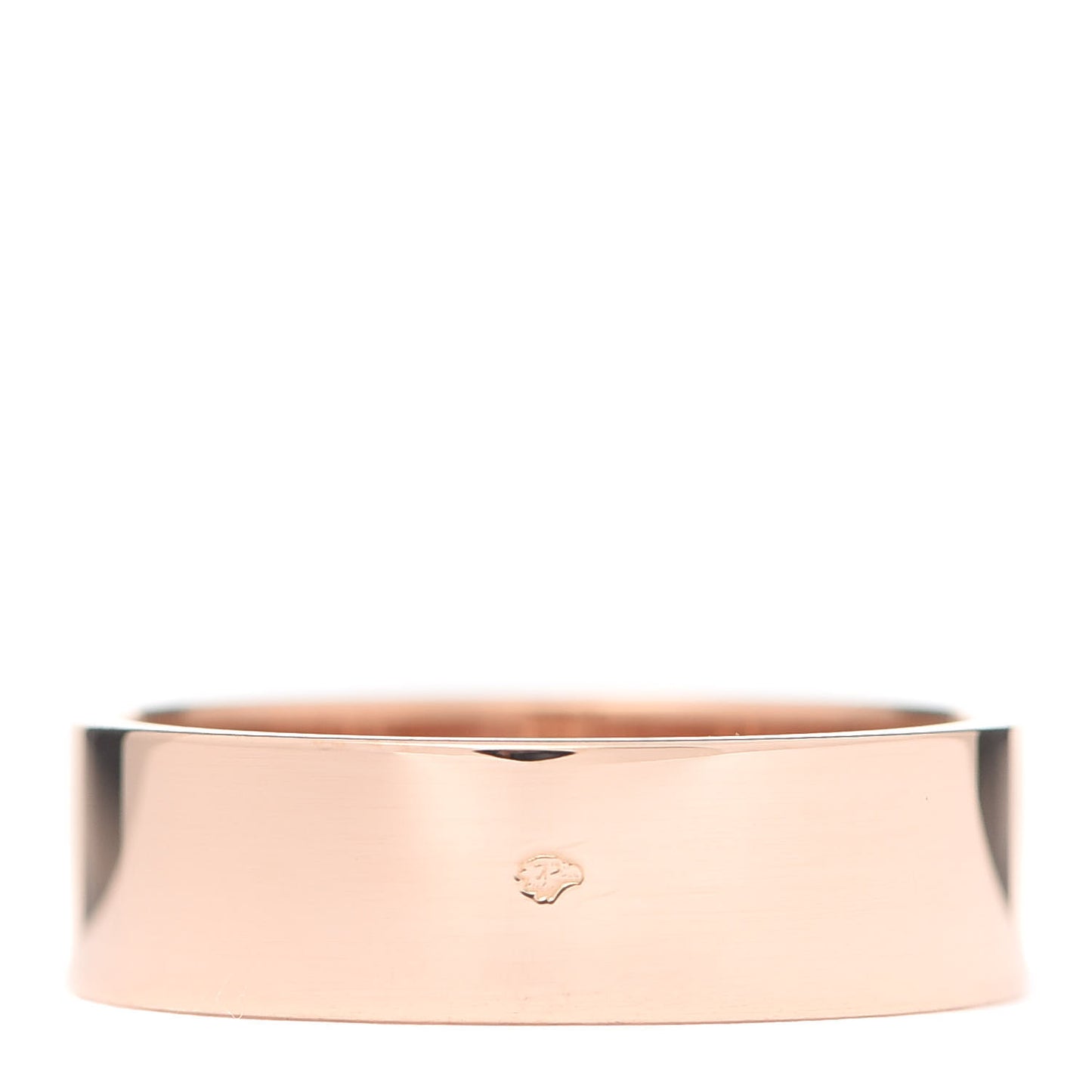 18K Rose Gold Diamond PM H D'Ancre Ring 53 6.5