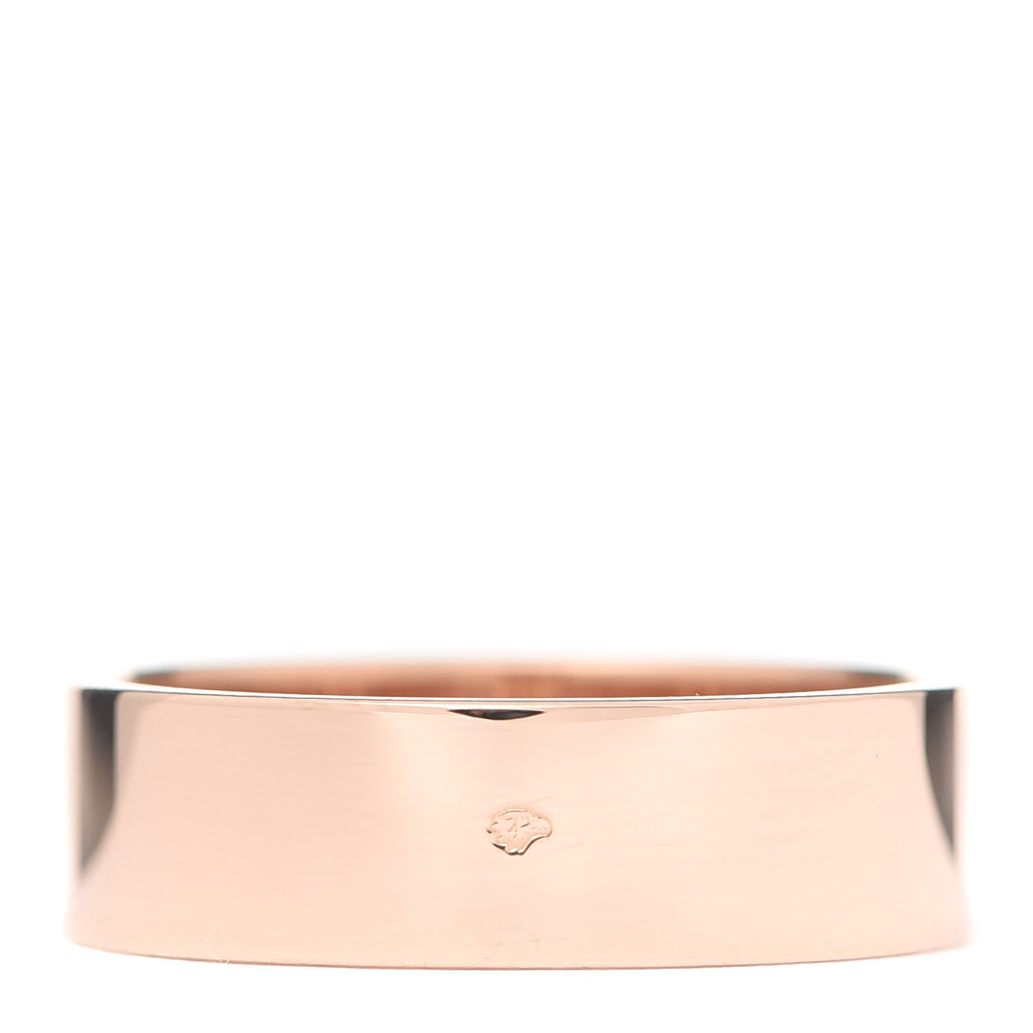 Hermes 18K Rose Gold Diamond PM H D'Ancre Ring 53 6.5 3 of 5