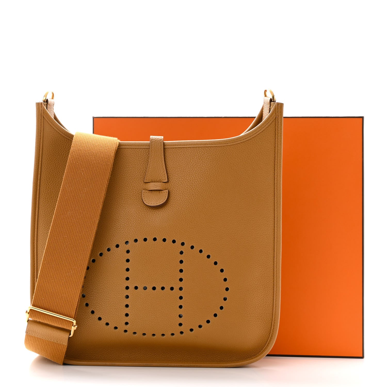 Hermes Taurillon Maurice Evelyne III PM Sesame 11 of 11