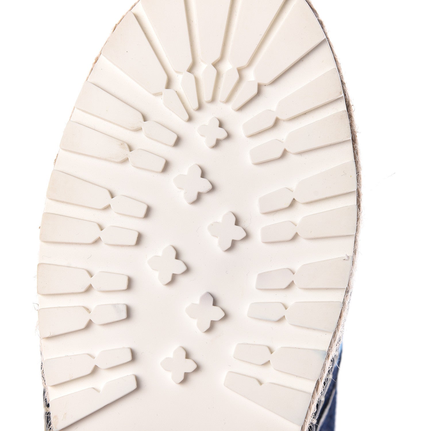 Christian Dior Denim Embroidered Espadrille 39 Blue 8 of 9