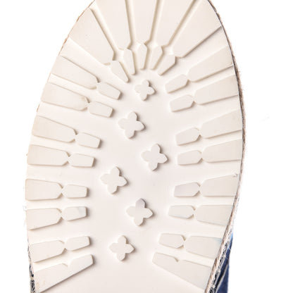 Christian Dior Denim Embroidered Espadrille 39 Blue 8 of 9